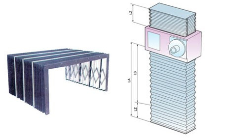 柔性风琴式防护罩