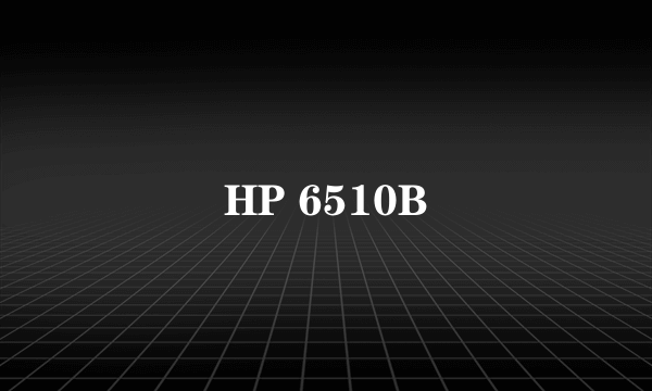 HP 6510B