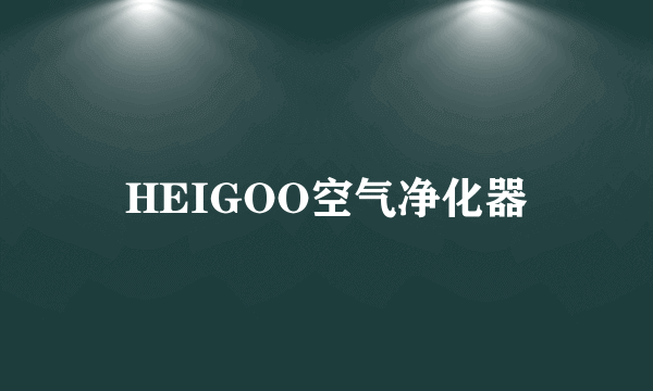 HEIGOO空气净化器