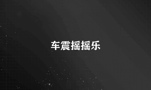 车震摇摇乐