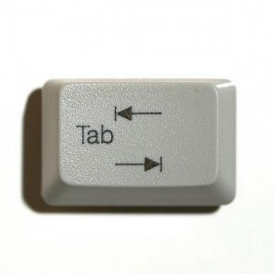 Tab（键盘制表定位键）