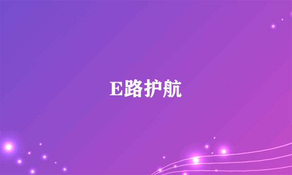 E路护航