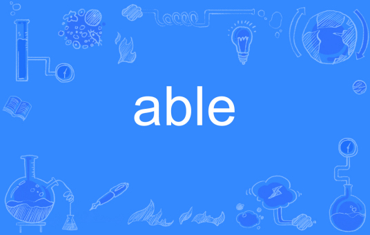 able（英语单词）