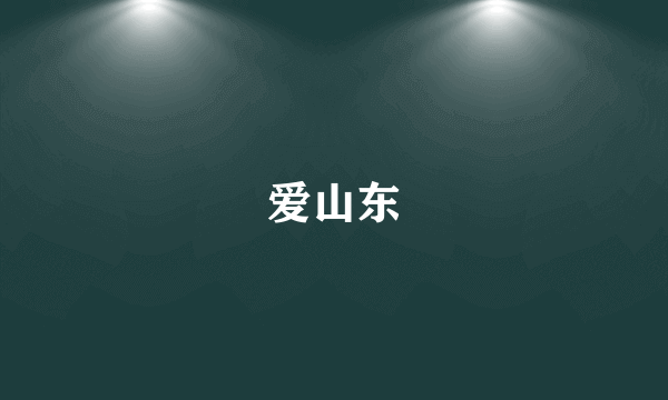 爱山东