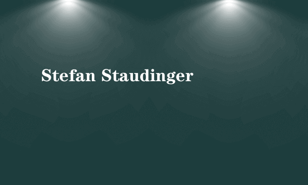 Stefan Staudinger