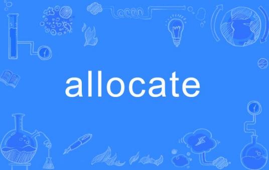 allocate