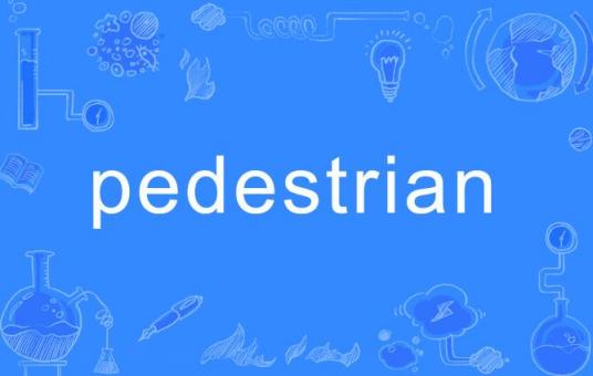 Pedestrian（英文单词）