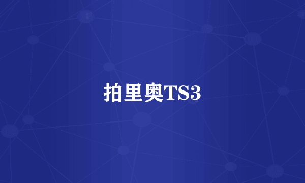 拍里奥TS3