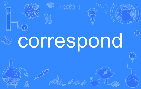 correspond