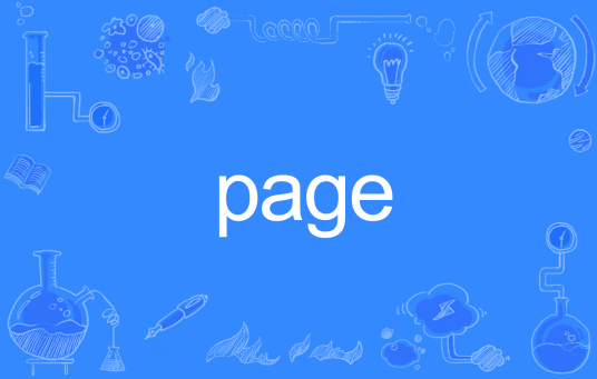 page（英文单词）