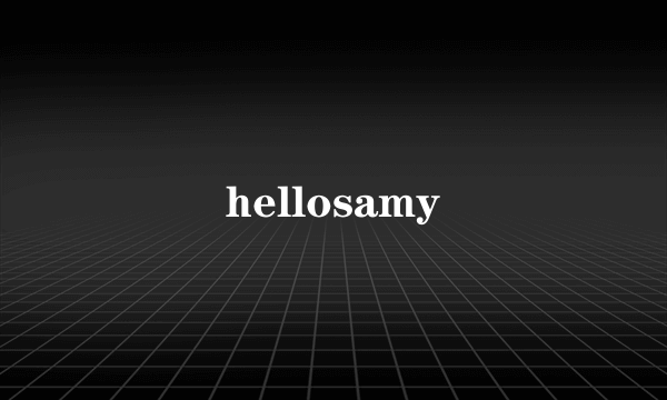 hellosamy