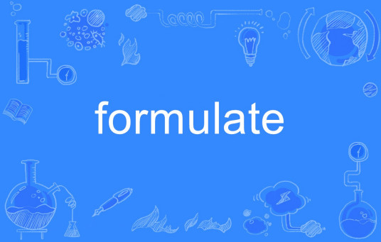 formulate