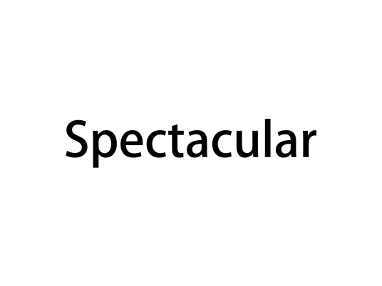 Spectacular（英语单词）