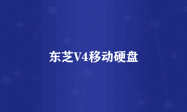 东芝V4移动硬盘