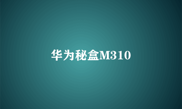 华为秘盒M310