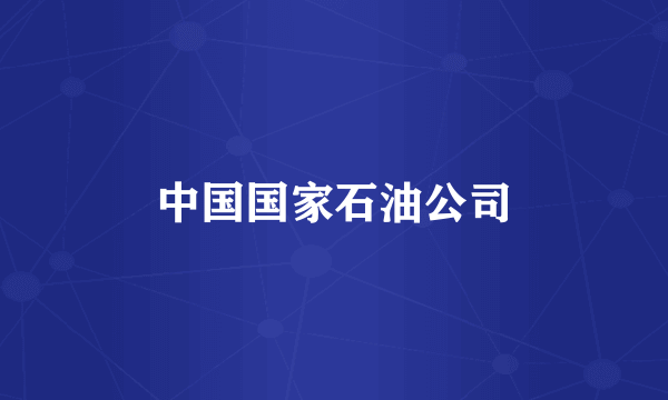 中国国家石油公司