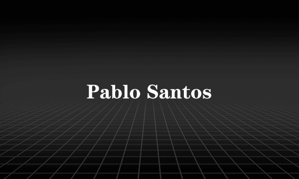 Pablo Santos