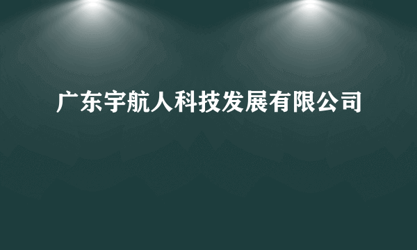 广东宇航人科技发展有限公司