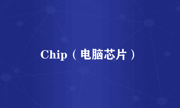 Chip（电脑芯片）