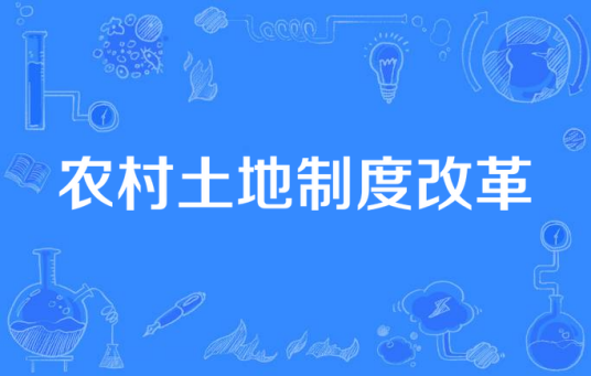 农村土地制度改革（社会政治学词语）