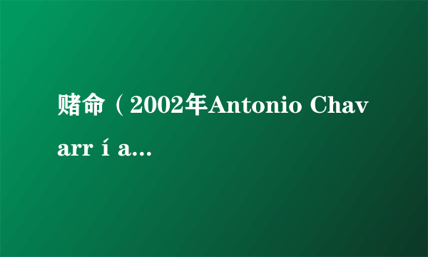 赌命（2002年Antonio Chavarrías执导的电影）