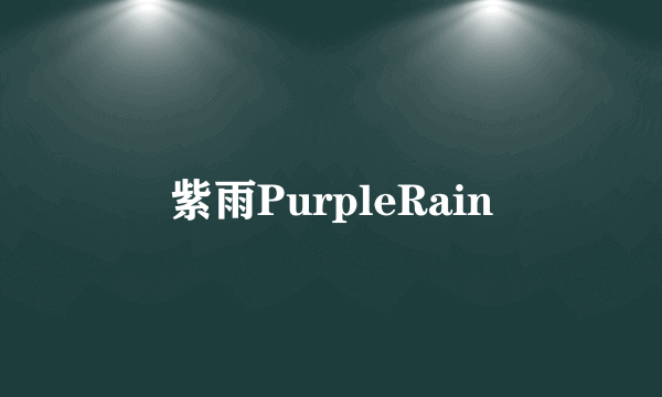 紫雨PurpleRain