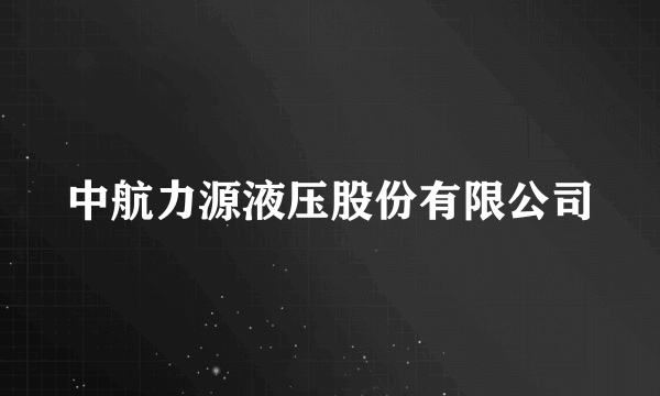 中航力源液压股份有限公司