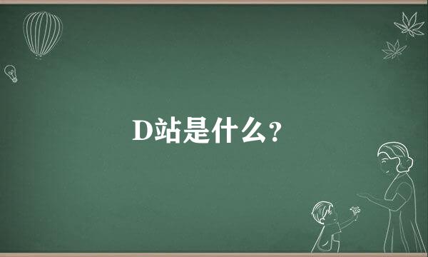 D站是什么？