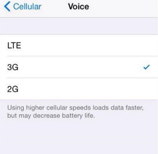 iPhone 5s如何使用4G流量上网