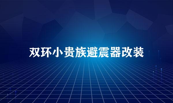 双环小贵族避震器改装