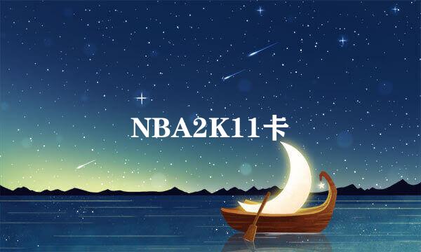 NBA2K11卡