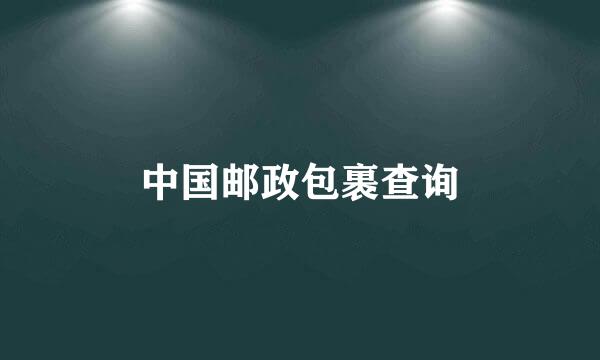 中国邮政包裹查询