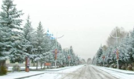 中国最冷小镇迎来今秋首场大雪，你喜欢下雪吗？