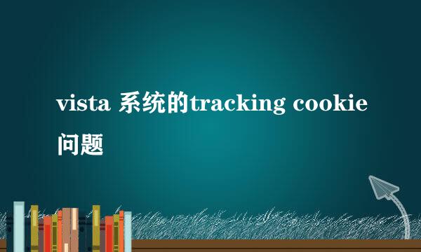 vista 系统的tracking cookie问题