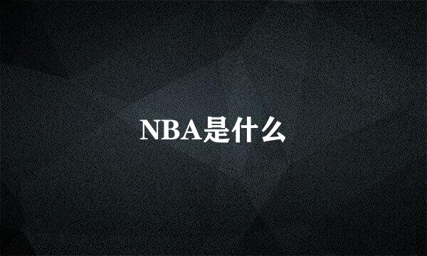 NBA是什么