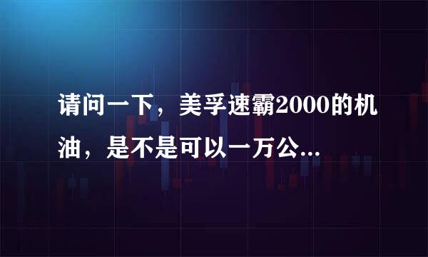 请问一下，美孚速霸2000的机油，是不是可以一万公里保养一次？