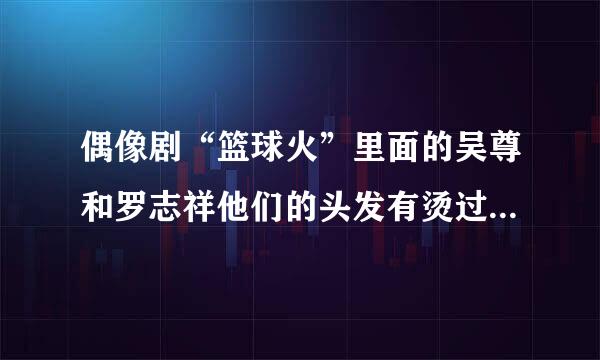 偶像剧“篮球火”里面的吴尊和罗志祥他们的头发有烫过的吗？有没有打发蜡？