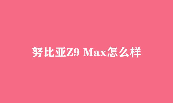 努比亚Z9 Max怎么样