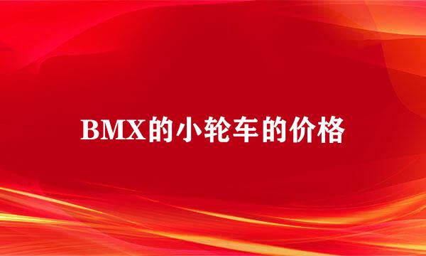 BMX的小轮车的价格