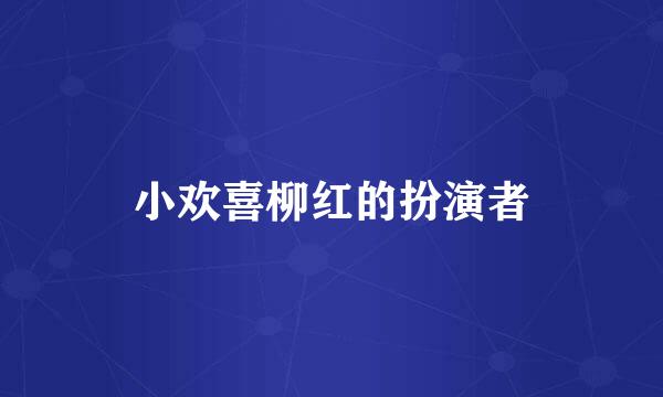 小欢喜柳红的扮演者