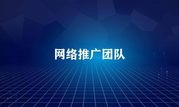 网络推广团队