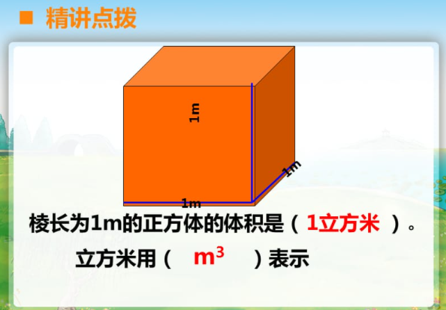 一立方米有多大？