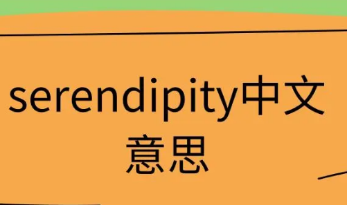 serendipity是什么意思？