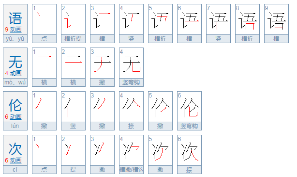 语无伦次的意思