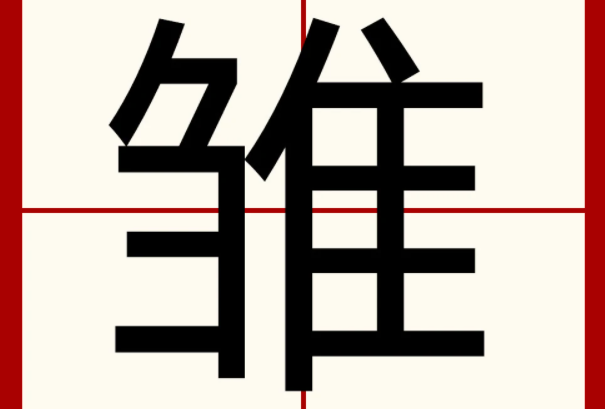 雏字组词