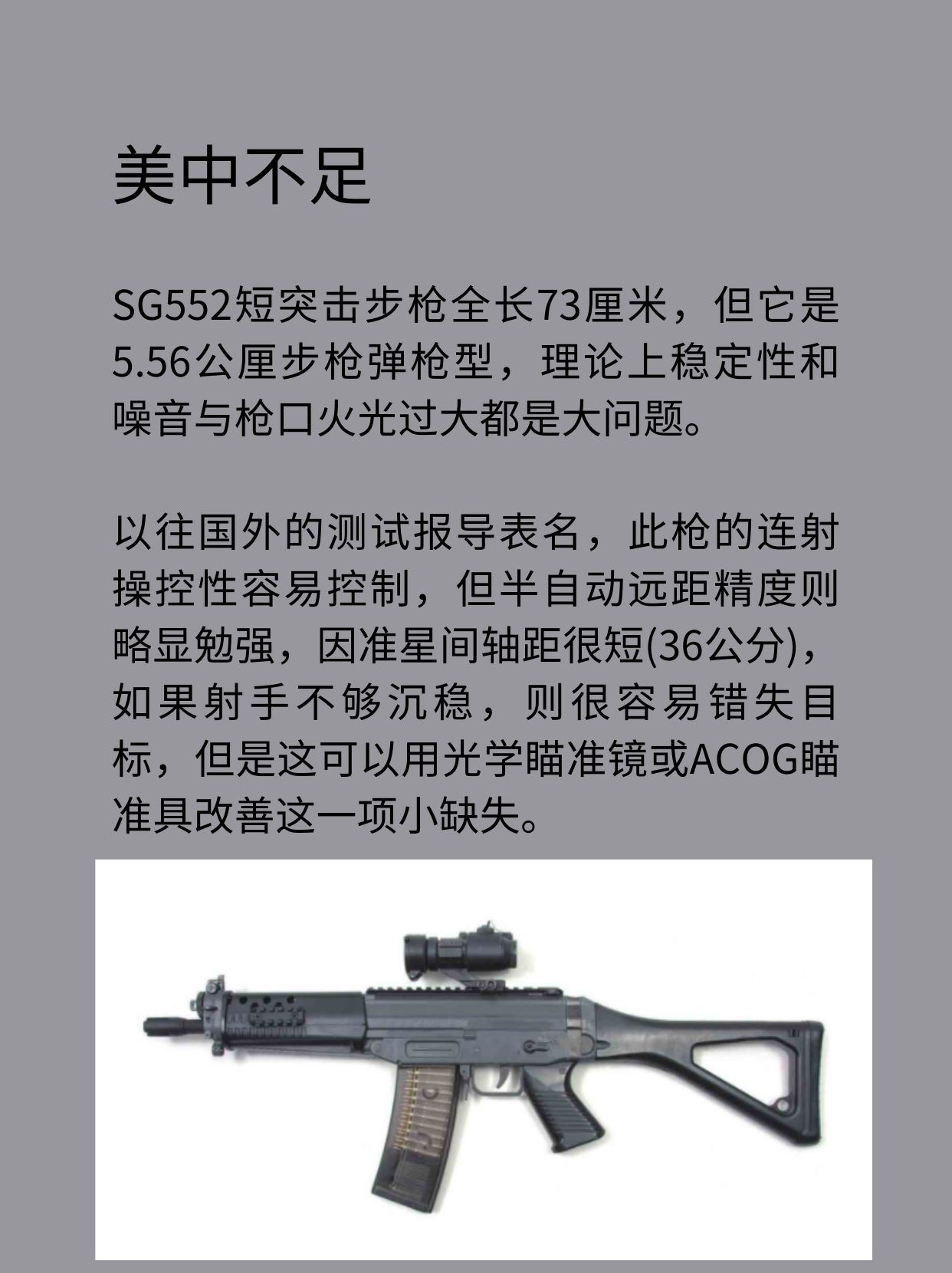 瑞士SIG SG552突击步枪