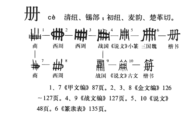 册的部首是什么？