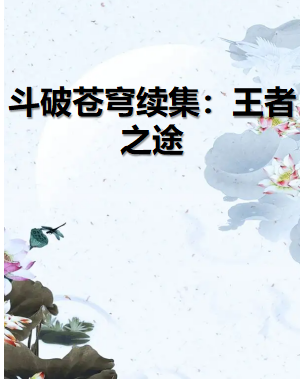 《斗破苍穹续集：王者之途》txt下载在线阅读全文，求百度网盘云资源