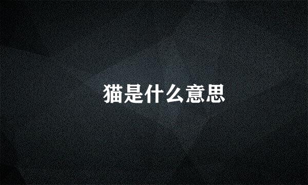 囧猫是什么意思