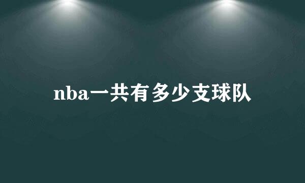 nba一共有多少支球队